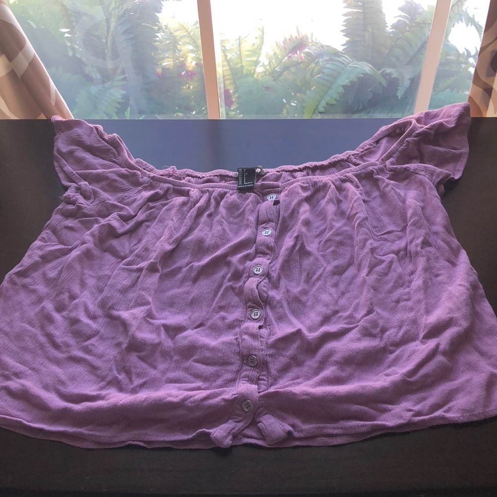 forever 21 off the shoulder shirt